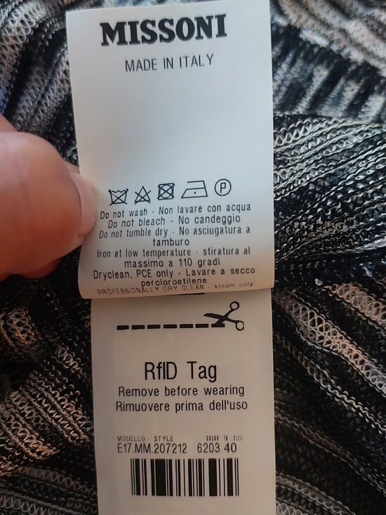 Exquisite Missoni Mare Knit Fringe Lace-Up Cover-Up - IT 46 US10 (L) - Picture 7 of 10